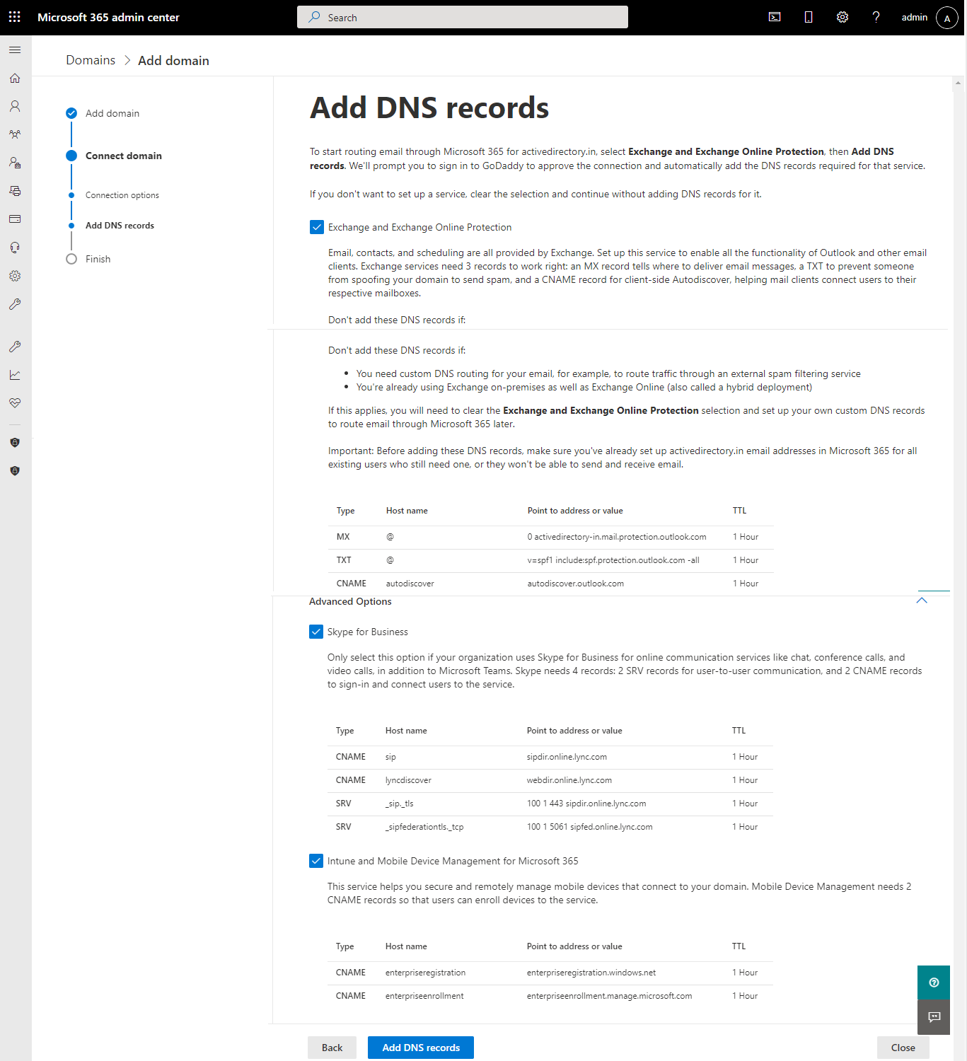 DNS Recrod Addition